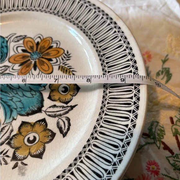 Vintage Floral Patterned Dinner Plates - Picture 6 of 6